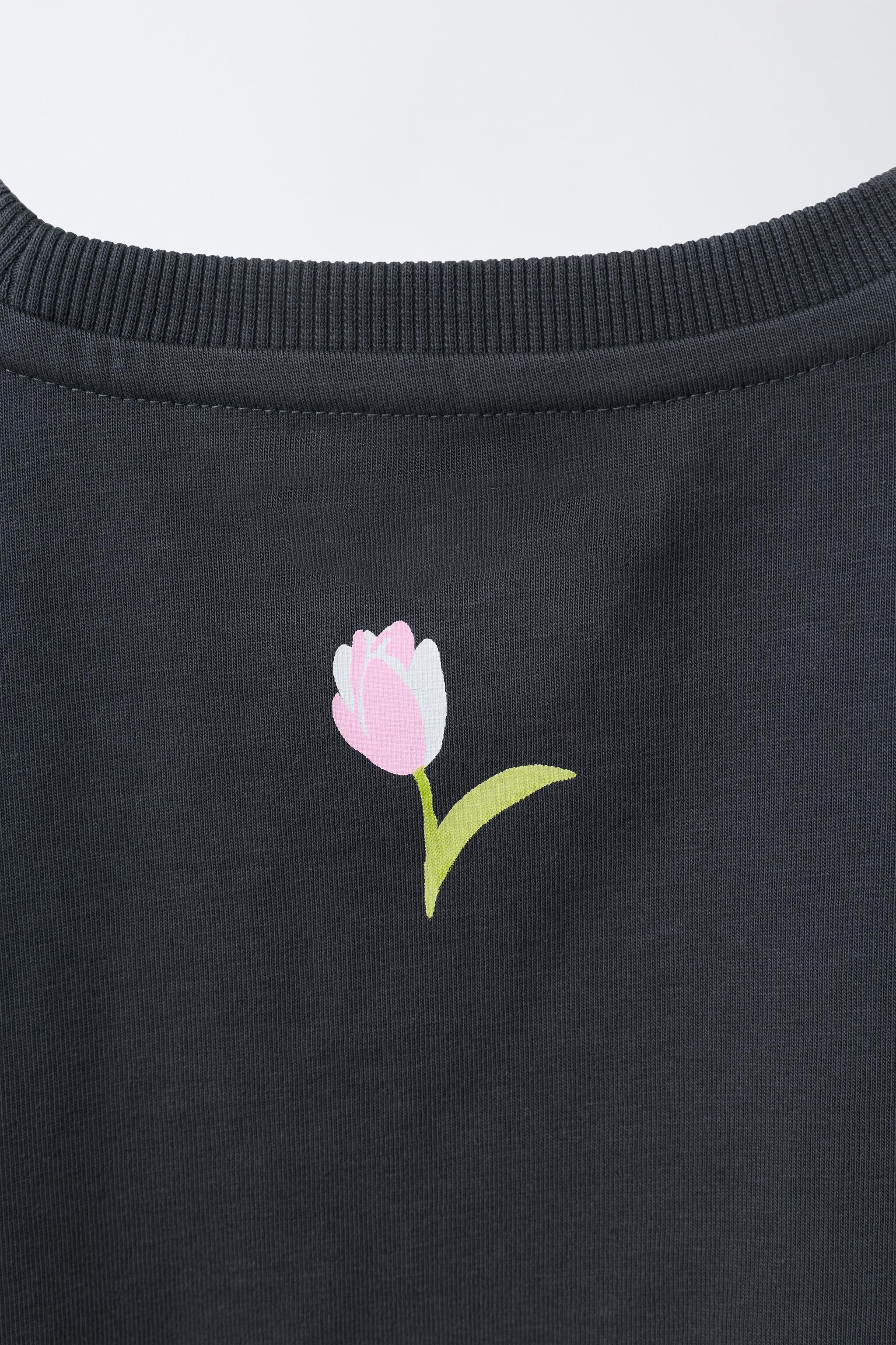 FLORAL PRINT T-SHIRT